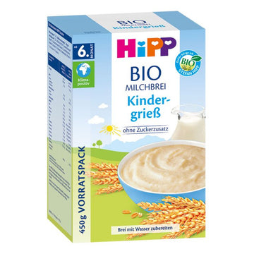 HiPP Organic Baby Milk Porridge with Semolina 6 months (450g)