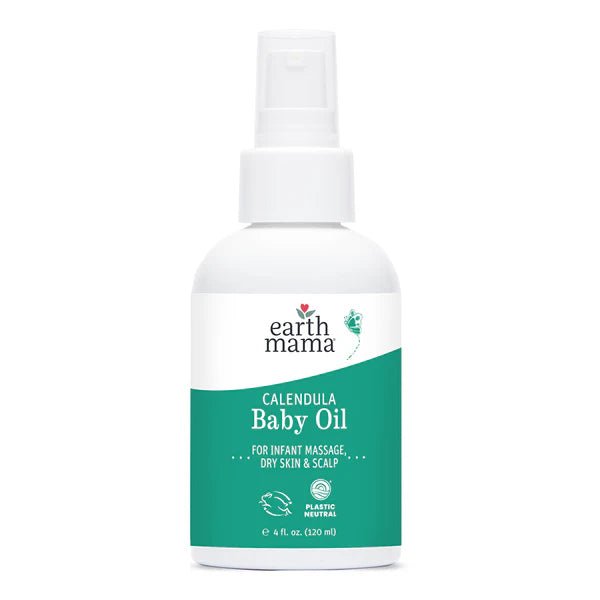 Earth Mama Calendula Baby Oil (120ml) - Gentle Skin Care - Formuland