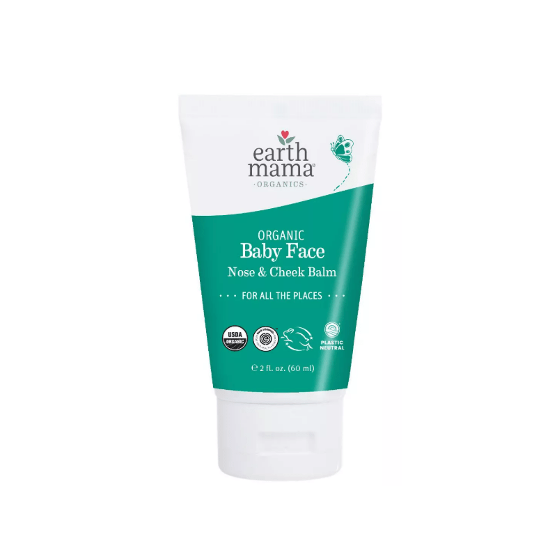 Earth Mama Organic Baby Face Nose & Cheek Balm (60ml) - Natural Skin Care - Formuland