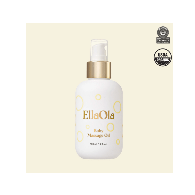 EllaOla 100% Organic Baby Massage Oil (142 ml) - Formuland