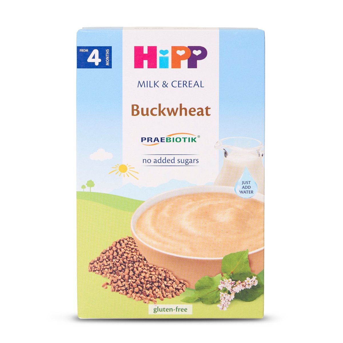 HiPP Buckwheat Milk & Cereal from 4 months (250g) - Formuland