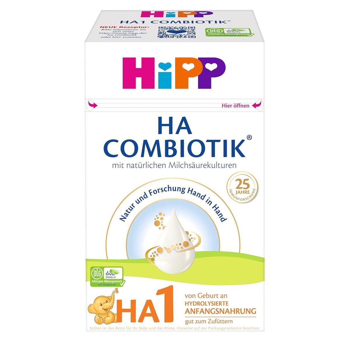 HiPP HA 1 - Hypoallergenic Formula (600g) | Order HiPP HA