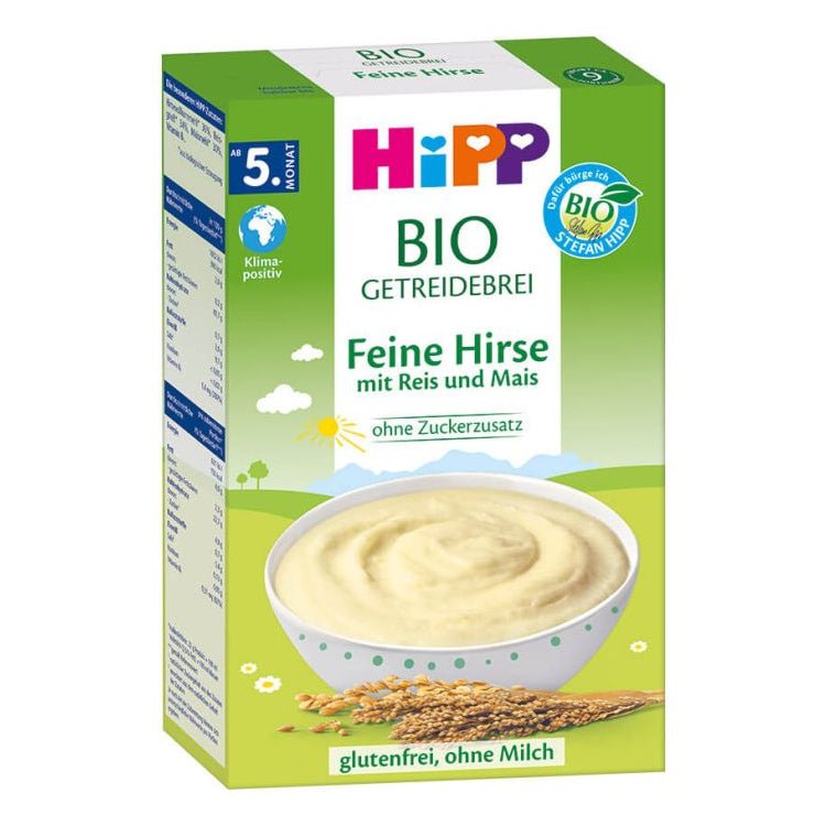 HiPP Organic Cereal Fine Millet with rice and corn 5 months (200g) - Formuland