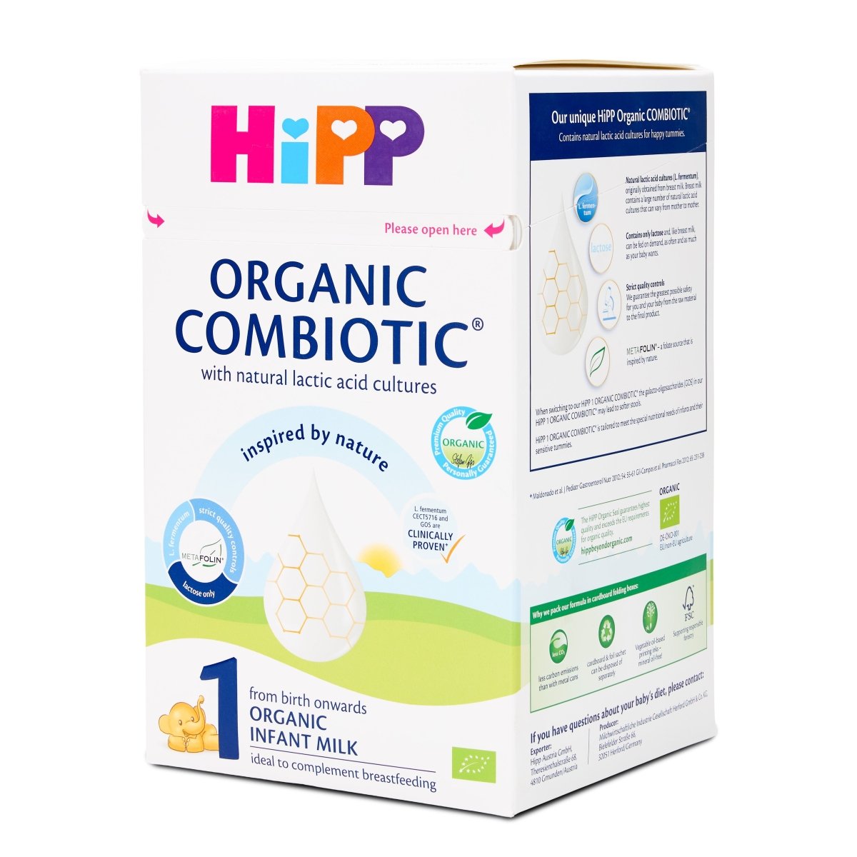 HiPP 1 Organic COMBIOTIC Formula 800g | EU Made | From Birth