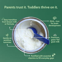 Holle Goat Milk Toddler Drink 6-Tin Bundle - Formuland