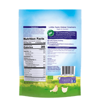 Holle Organic Little Farm Animal Crackers - Apple & Banana (USA Version) - Formuland