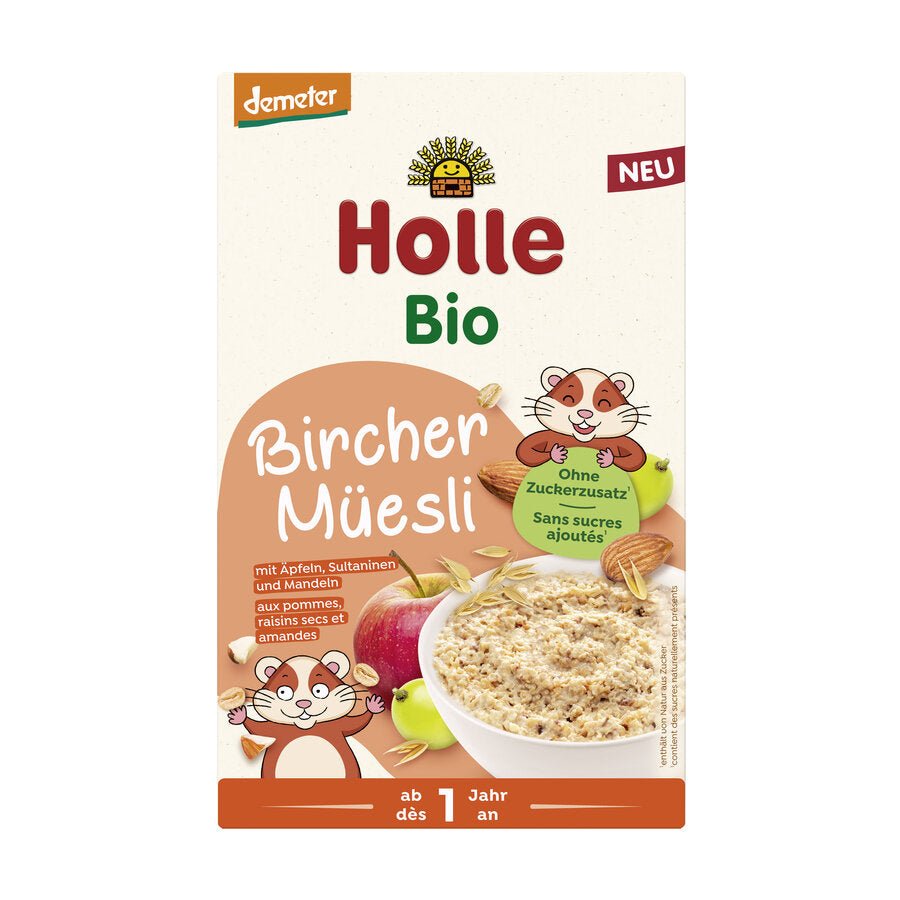 Holle Organic Wholegrain Bircher muesli from 1 year (200g) - Formuland