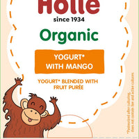 Holle Organic Yogurt Pouches - Mango - 10 Pack (USA Version) - Formuland