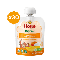 Holle Organic Yogurt Pouches - Mango - 10 Pack (USA Version) - Formuland