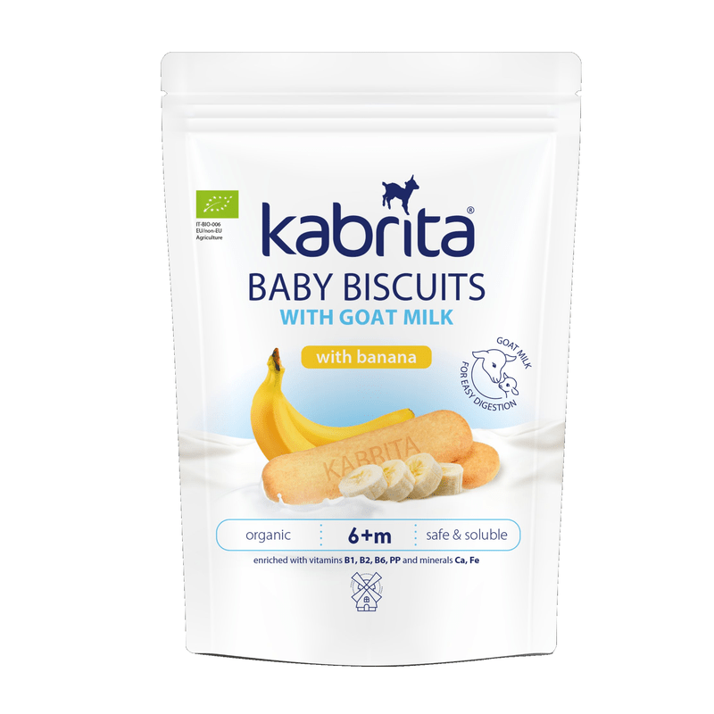 Kabrita Baby Biscuits with Banana and Goat Milk from 6 months (115g) - Formuland