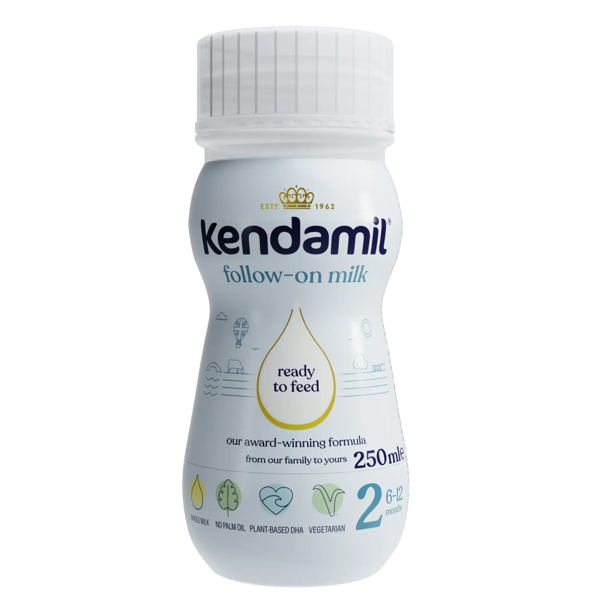 Kendamil Classic Stage 2 Ready To Feed from 6 Months (250ml) - Formuland