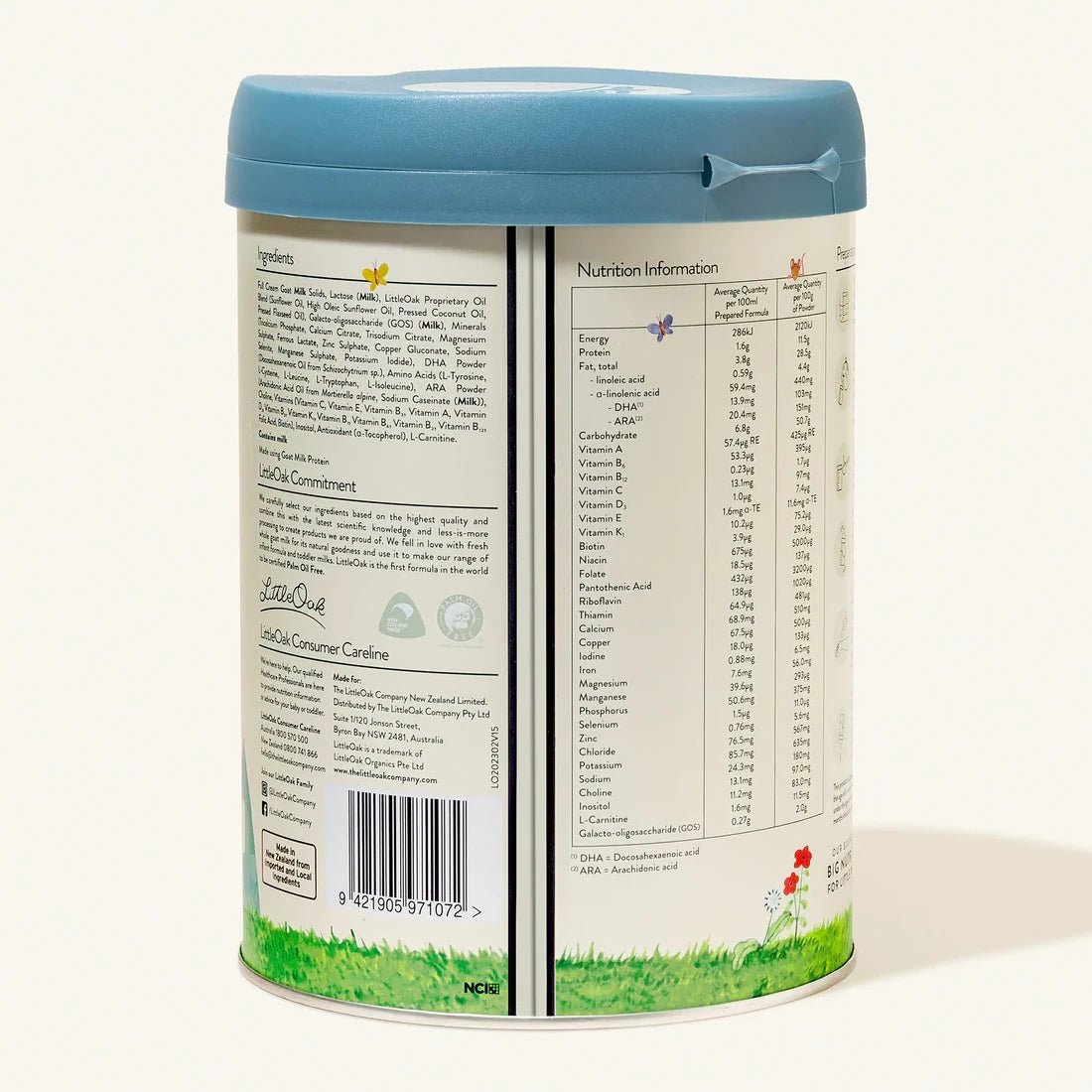 LittleOak Natural Goat Milk Follow - on Formula – Stage 2 (800g) - Formuland