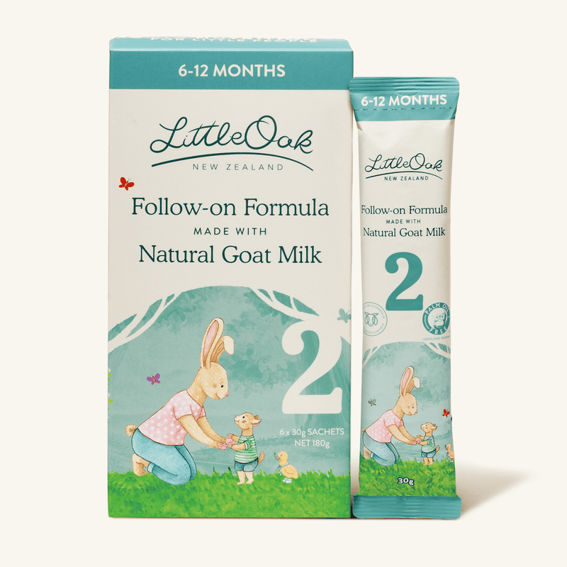 LittleOak Natural Goat Milk Follow - on Formula – Stage 2 Sachets - Formuland
