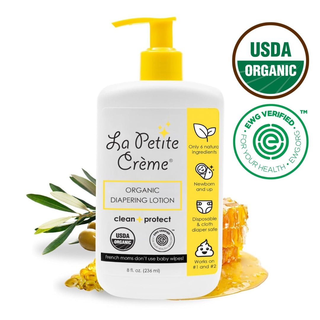 La Petite Creme Organic French Diapering Liniment Lotion - Pump