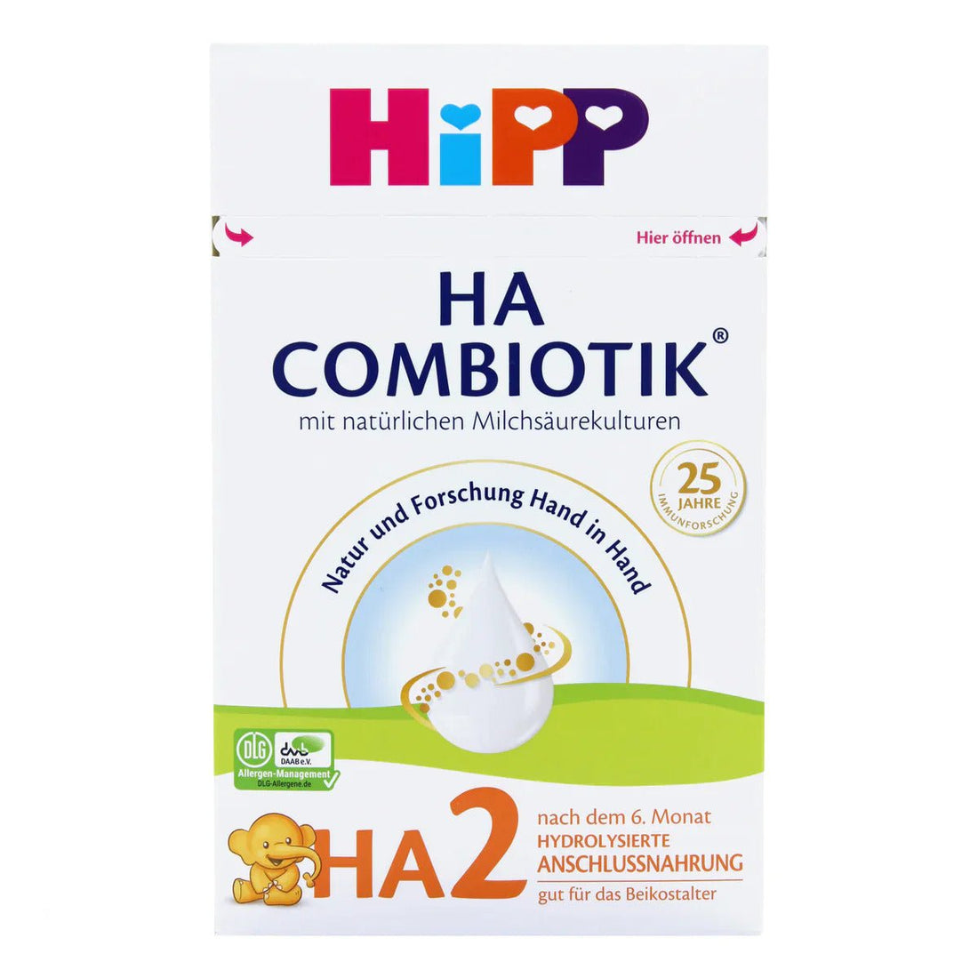 HiPP HA 2 - Hypoallergenic Formula from 6+ Months (600g) - Formuland