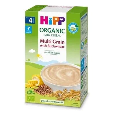HiPP Organic Multi Grain with Buckwheat Cereal from 4 months (200g) - Formuland