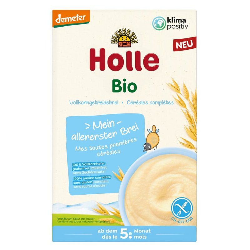 Holle Organic Oat Baby Porridge from 5 months from 5 Months (250g) - Formuland