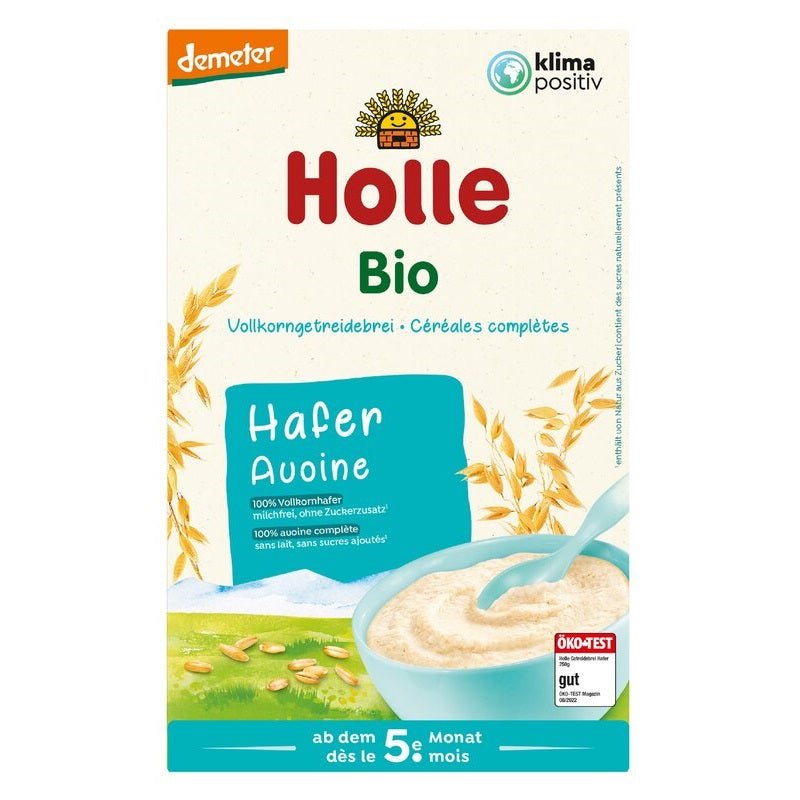 Holle Organic Wholegrain Cereal Oat from 5 months (German) 250g - Formuland