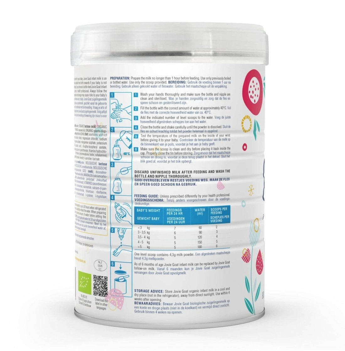 Jovie Goat Milk Formula Stage 1 (800g) - Formuland