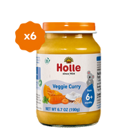 Holle Baby Food Jars - Veggie Curry - 6 Jars (USA Version)