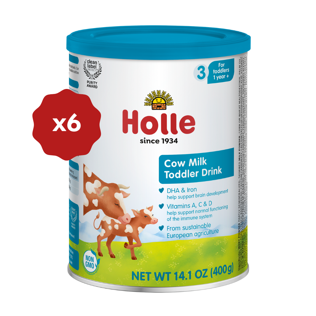 Holle Cow Milk Toddler Drink - Stage 3 | Non GMO (14 oz) (USA Version)