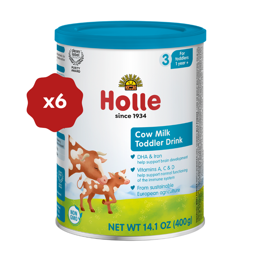 Holle Cow Milk Toddler Drink - Stage 3 | Non GMO (14 oz) (USA Version)