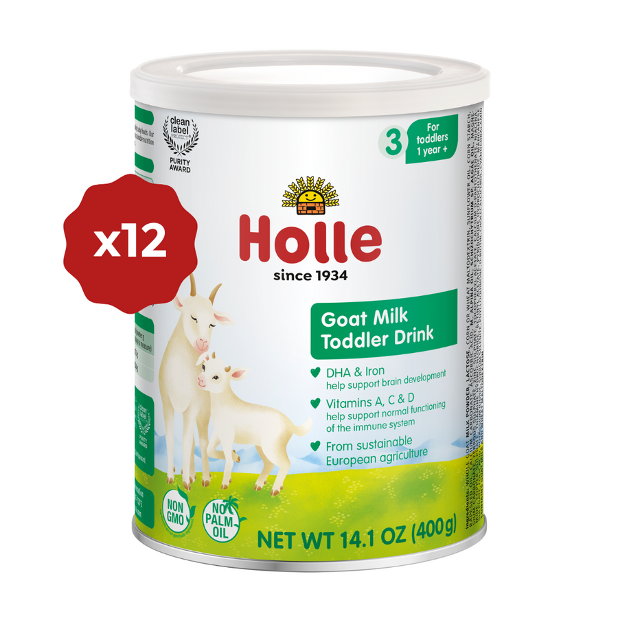 Holle Goat Milk Toddler Drink - Stage 3 | Non GMO (14 oz) (USA Version)