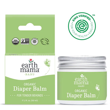Organic Diaper Balm by Earth Mama (60ml) - Natural Diaper Rash Solution