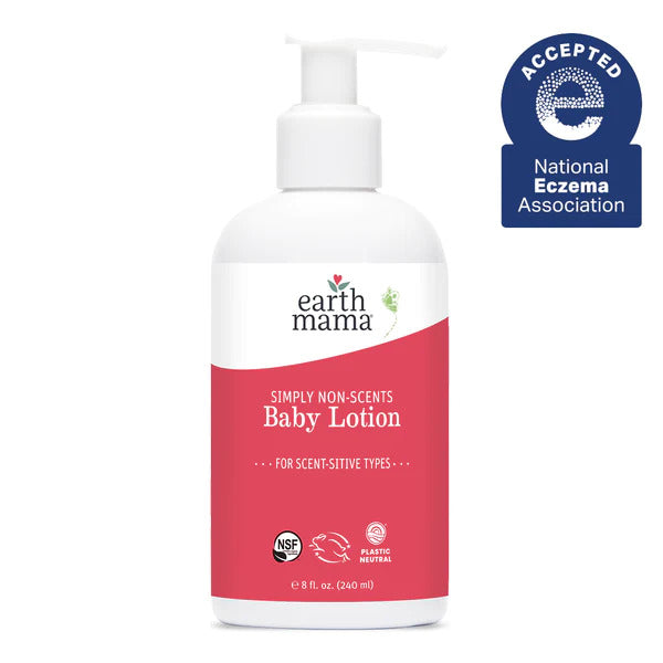 Baby Lotion by Earth Mama (240ml) - Non-Scents, Gentle Care