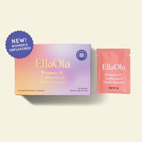 EllaOla Women’s Essential Unflavored Multivitamin Powder 30 daily sachets clean vitamin supplement for women