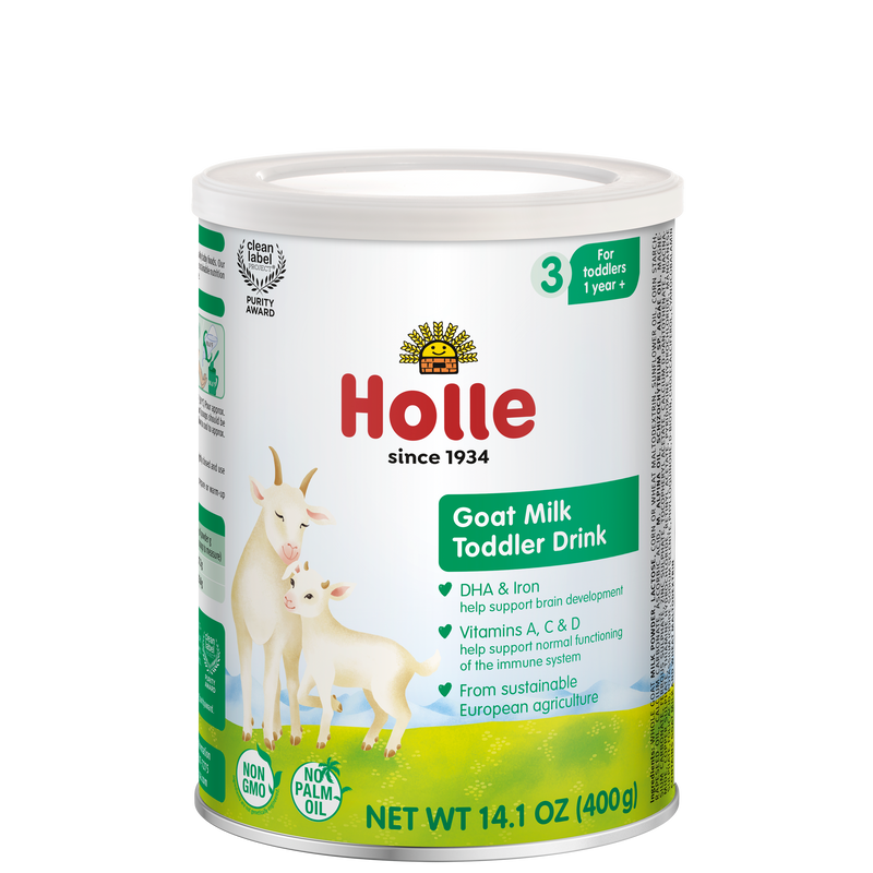 Holle Goat Milk Toddler Drink - Stage 3 | Non GMO (14 oz) (USA Version)