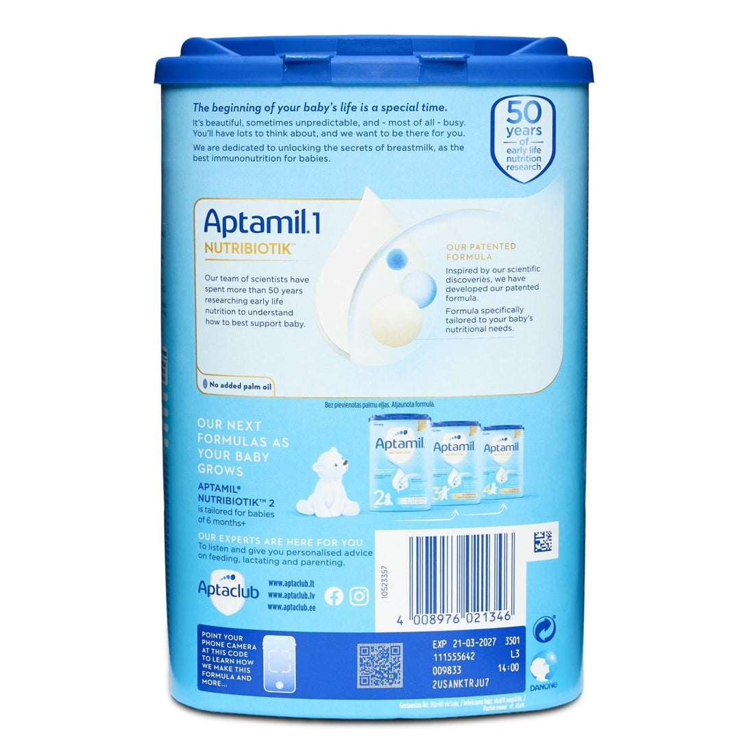 Aptamil Formula Stage 1 from Birth (800g) - Formuland