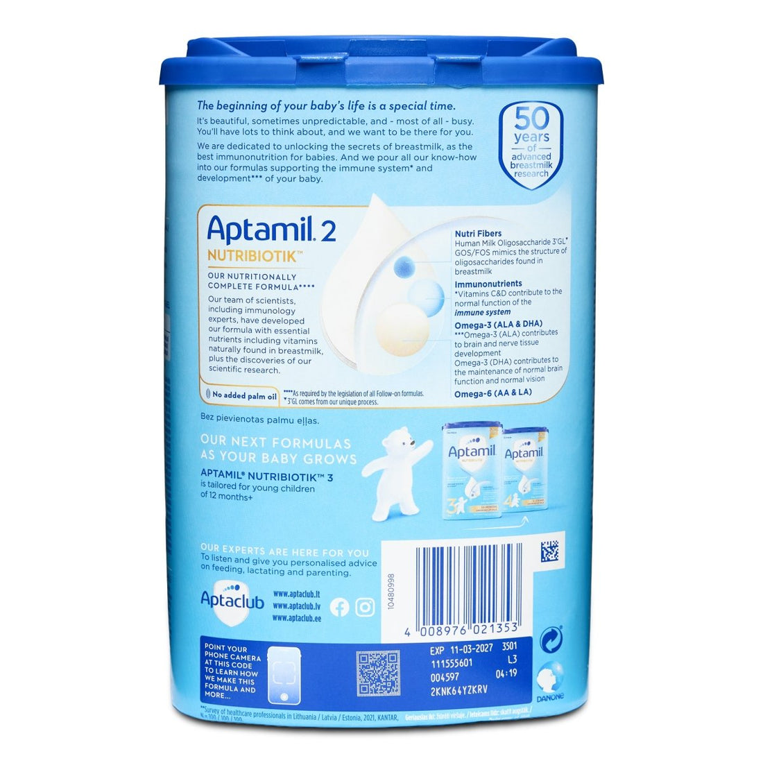Aptamil Formula Stage 2 from 6 Months (800g) - Formuland