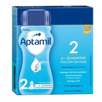 Aptamil Formula Stage 2 Ready To Feed 400ml (2X200ml) - Formuland