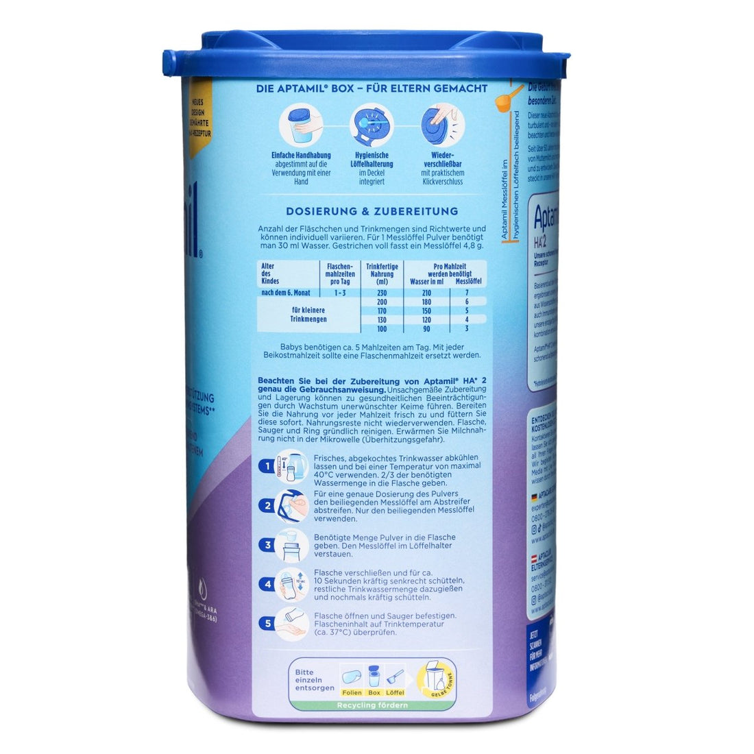 Aptamil HA 2 Hypoallergenic Follow-On Formula 800g | Formuland