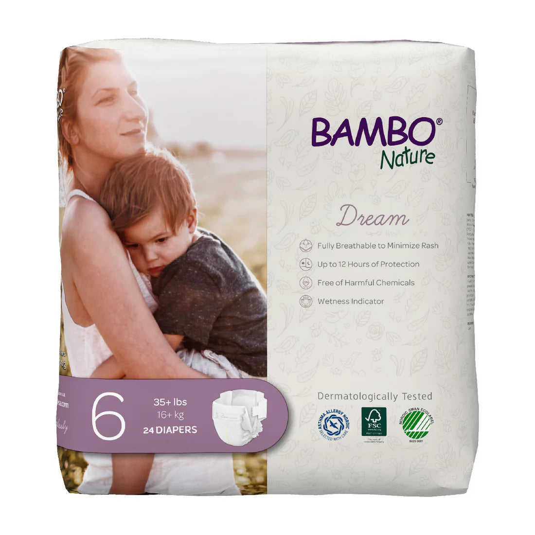Bambo Nature Dream Diapers Size 6 overnight and daytime diapers for growing toddlers