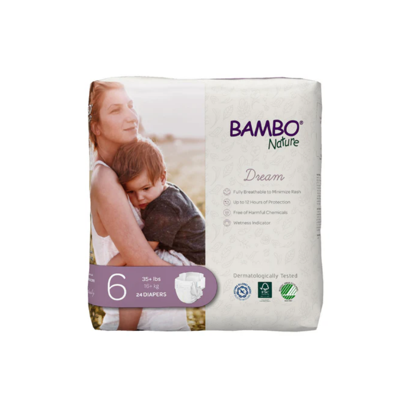 Bambo Nature Dream Diapers (Sizes 1–6)