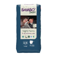 Bambo Nature Dreamy Night Pants Large overnight bedwetting pants with comfortable leak protection for children