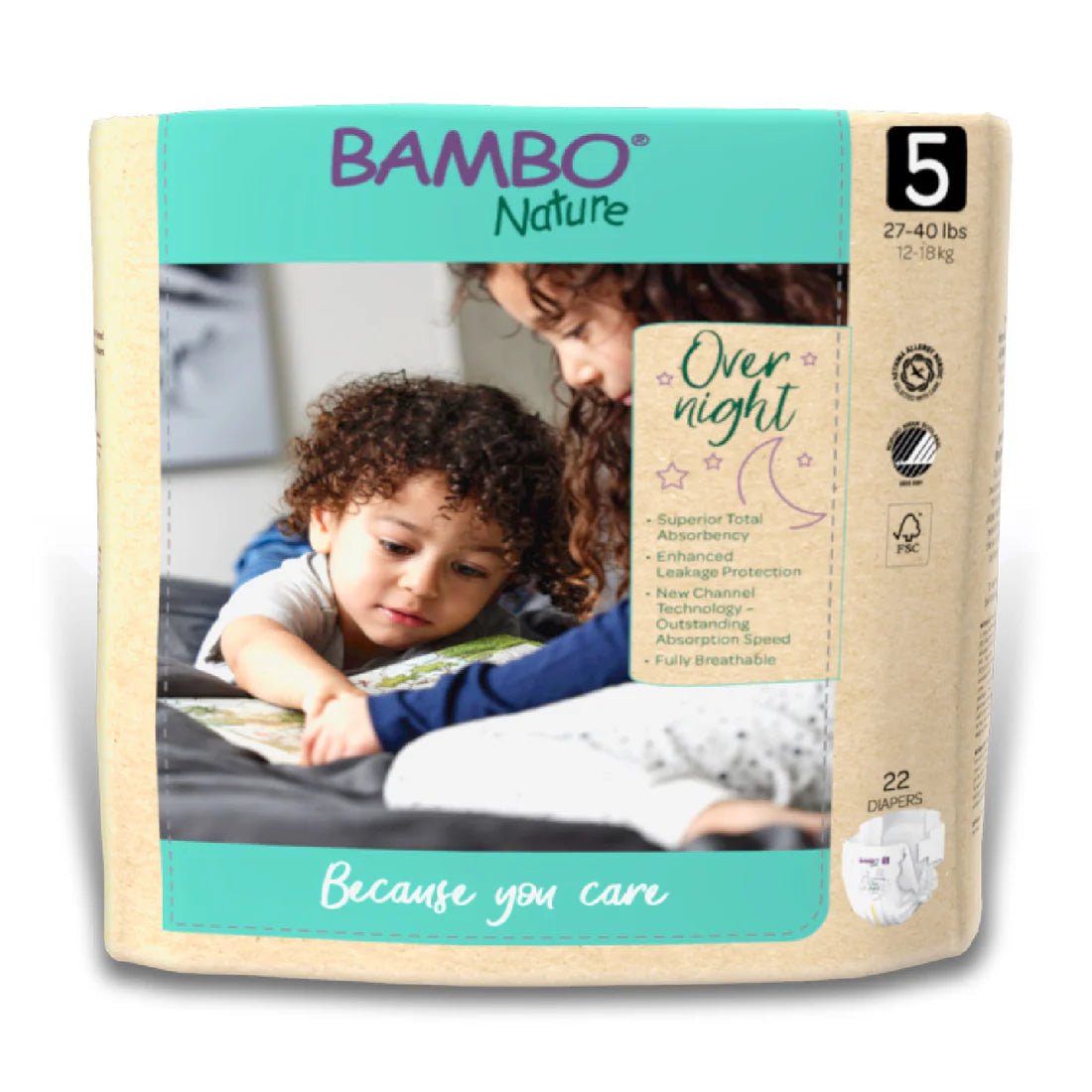 Bambo Nature Overnight Diapers (Sizes 3 - 5) - Formuland