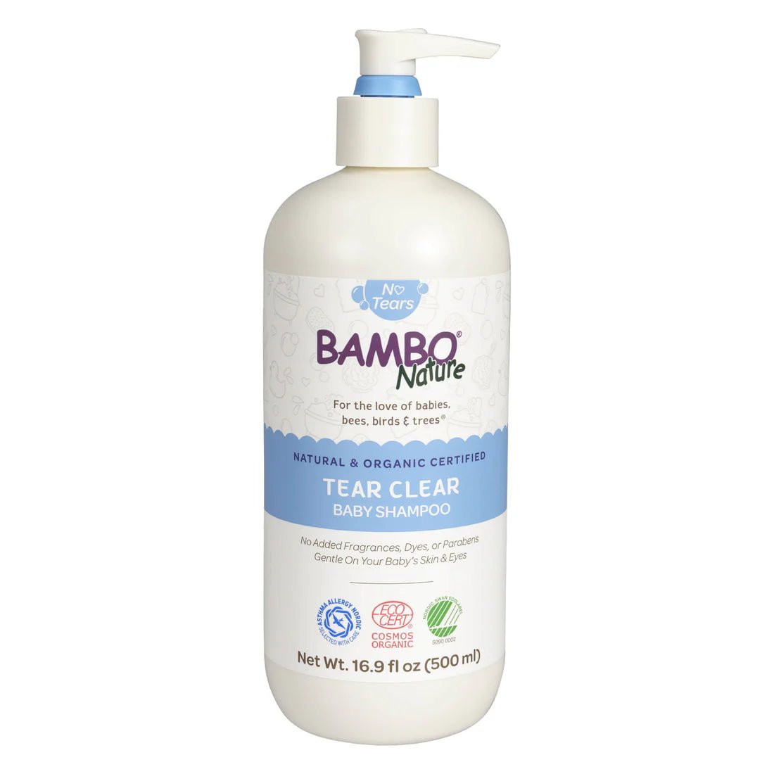 Bambo Nature Tear Clear Baby Shampoo (500 ml) - Formuland