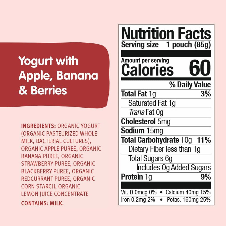 Berries Bundle: Apples, Banana & Berries Yogurt, Blueberries, Apple, Banana Yogurt, and Blue Bird - Formuland