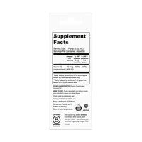 Earth Mama Organic Vitamin D Drops supplement facts and ingredients label