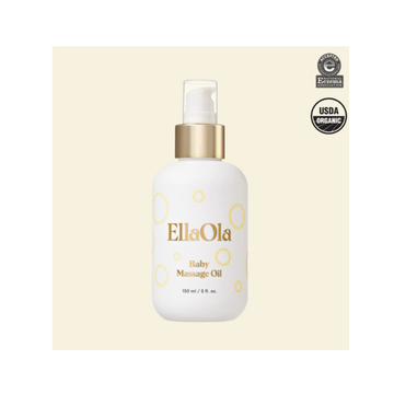 EllaOla 100% Organic Baby Massage Oil (142 ml) - Formuland