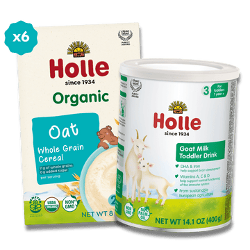 Goat & Oat Bundle: Goat Milk Toddler Drink and Oat Cereal (USA Version) - Formuland