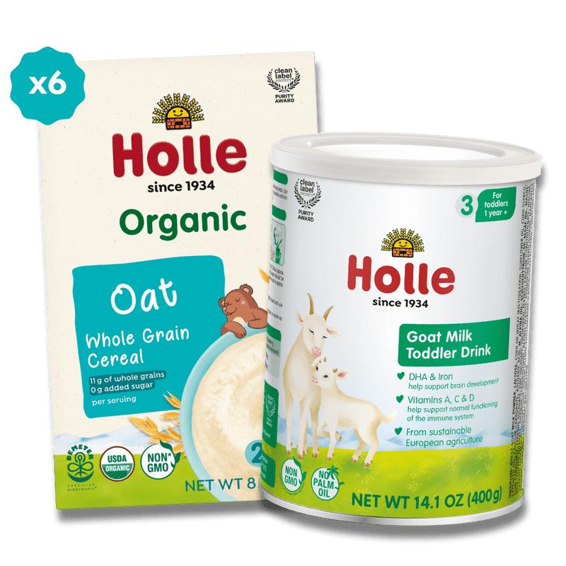 Goat & Oat Bundle: Goat Milk Toddler Drink and Oat Cereal (USA Version) - Formuland
