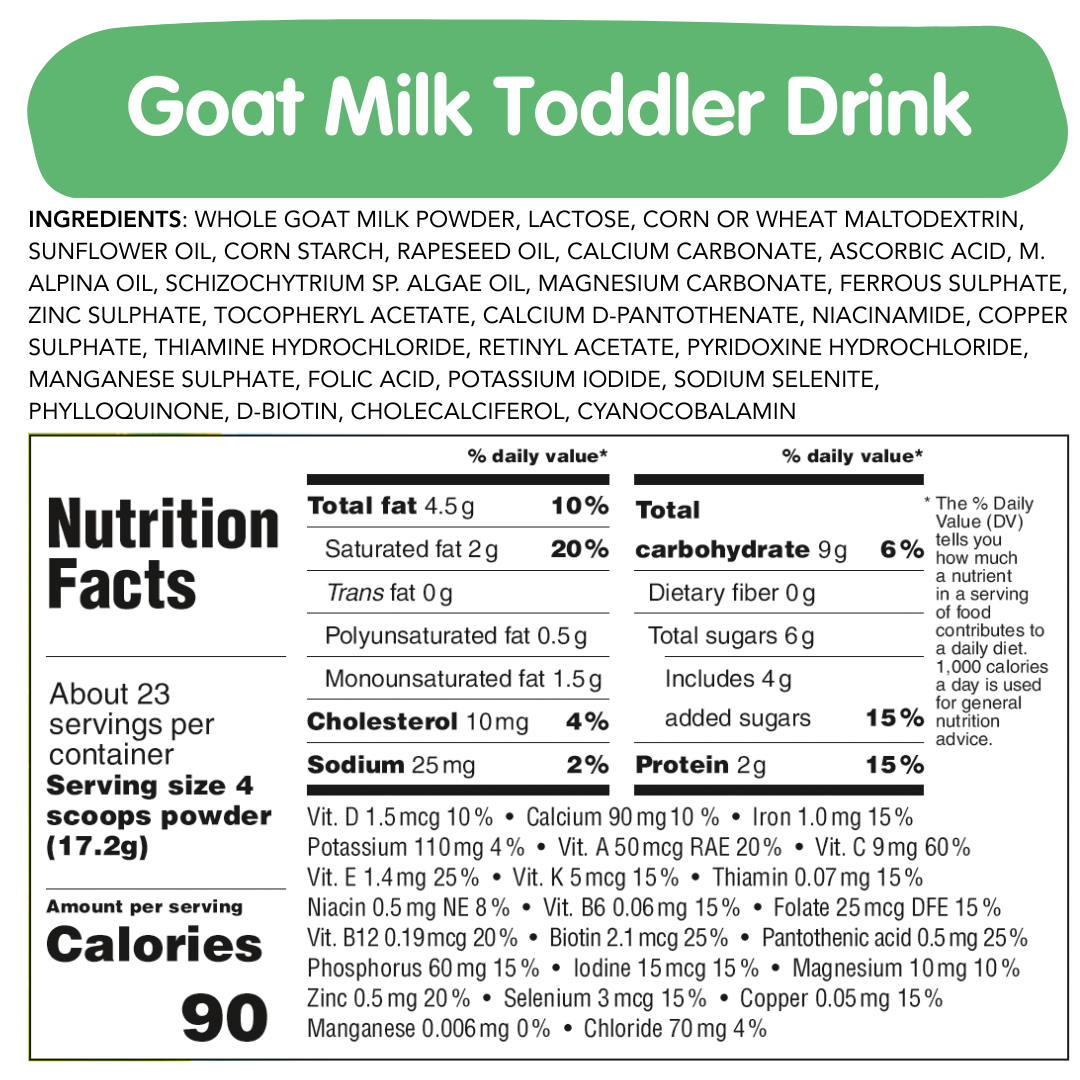 Holle Goat Milk Toddler Drink 6-Tin Bundle (USA Version)