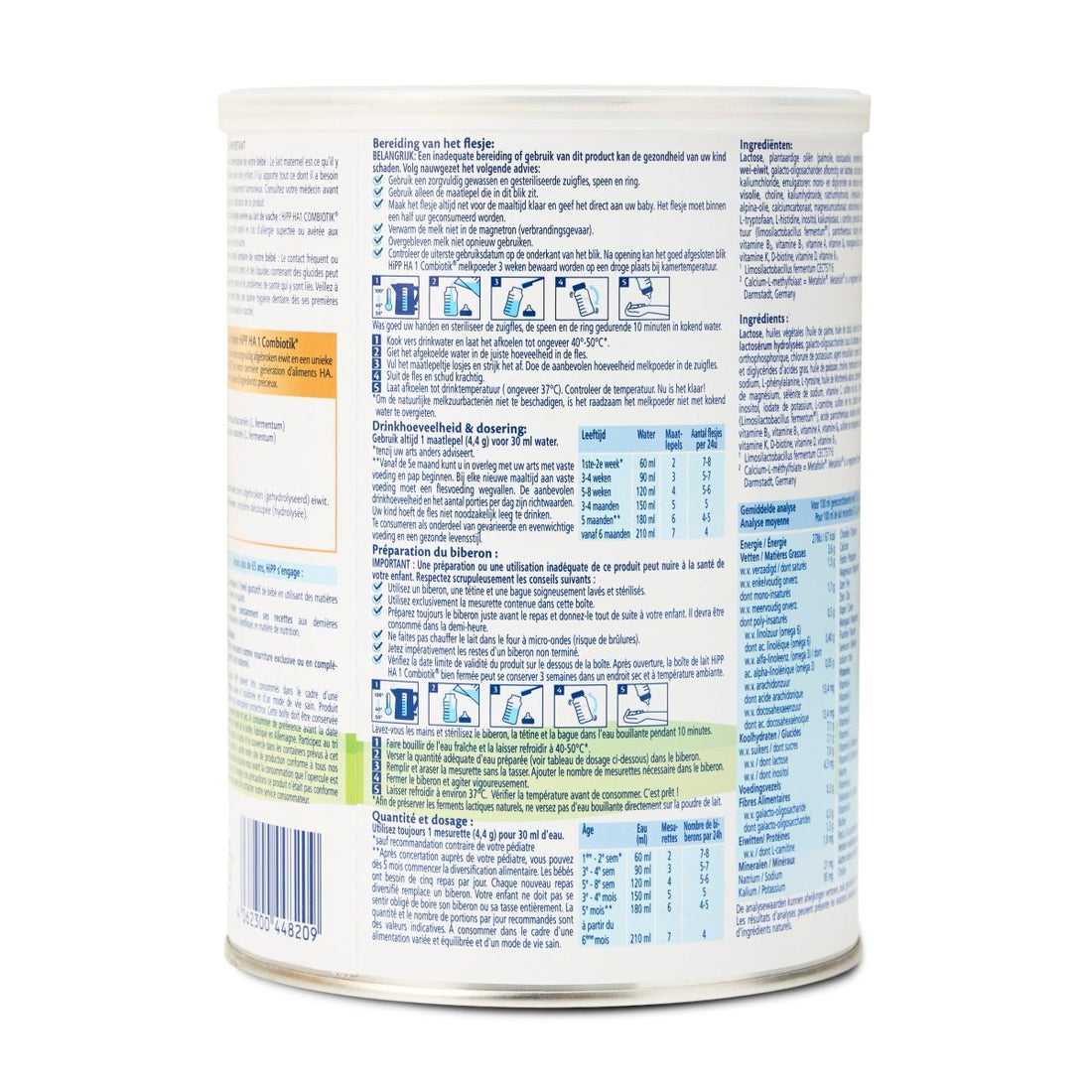 HiPP Dutch HA 1 - Hypoallergenic Formula from Birth (800g) - Formuland