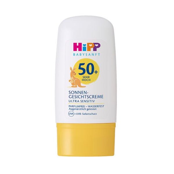 HiPP Face Sunscreen Cream SPF50+ | Ultra Sensitive | Safe from Birth | 30ml - Formuland