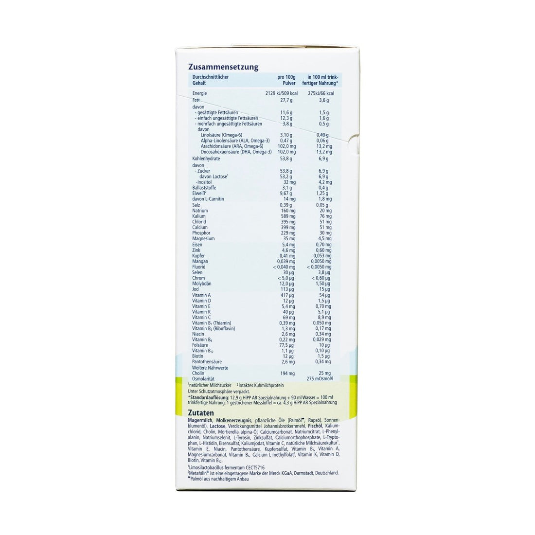 HiPP German AR - Anti Reflux Formula from Birth (600g) - Formuland