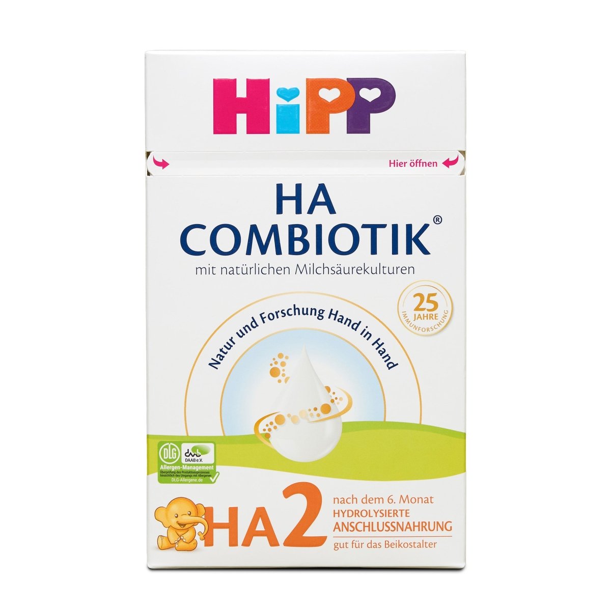 HiPP HA 2 - Hypoallergenic Formula from 6+ Months (600g) - Formuland